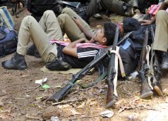 Bullet ridden dead bodies of two maoists found in Odisha 