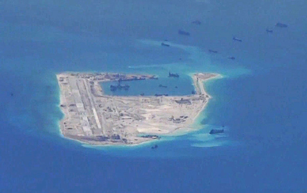 US warship sails near South China Sea area claimed by Beijing: Pentagon