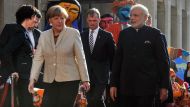 PM Modi and German Chancellor Merkel visit Bosch facility in Bengaluru 