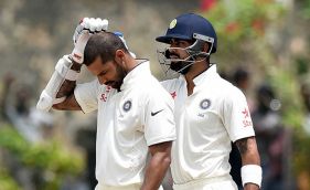 1st Test, Day 2: tons by Virat Kohli, Shikhar Dhawan put India in driver's seat 