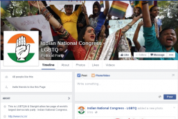 Congress has an LGBTQ Facebook page now. BJP, your move 