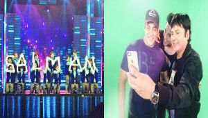 Salman Khan promotes Hero at television reality show 