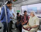 On Modi's quick Metro trip to Faridabad, and all the important things he said there 