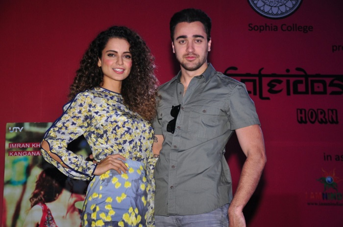 In Pics: Imran Khan and Kangana Ranaut's 'youth-centric' promotional campaign for Katti Batti 