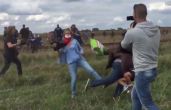 Hungarian TV journalist fired for kicking Syrian refugees  