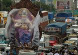 In Pictures: The finishing touches on Ganesha idols of all shapes and sizes   