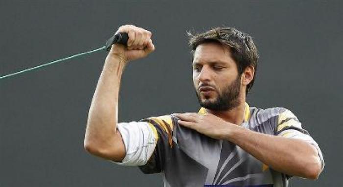 Video: Shahid Afridi storms T-10 league cricket, picks up hat-trick in first three balls