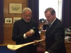 Connecting through sports! Narendra Modi gets hurling tips from Irish PM Enda Kenny 