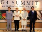 Here's what PM Narendra Modi said at the start of G4 Summit in NY 