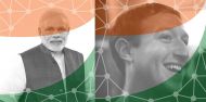 Does Modi know of Zuckerberg's trick behind the tricolour Facebook profile picture? 