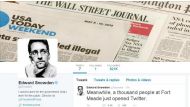 Edward Snowden's first tweet: 'Can you hear me now?' 