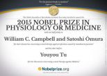 Nobel prize given to medicine trio for discovering treatment against parasites 