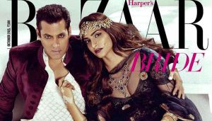 Sexy and Single: Salman Khan and Sonam Kapoor cover Harper's Bazaar Bride 