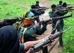 Maoists torch vehicles and bridge building equipment in Telangana 