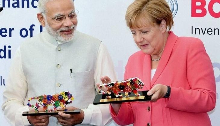 modi merkel