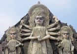 Pandal with world's largest Durga idol closed after height exceeds twice the legal limit 