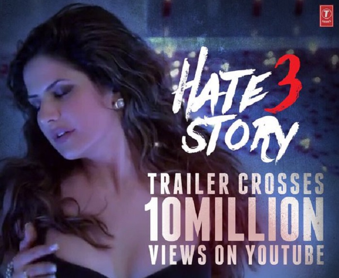 Hate Story 3 trailer crosses 10 million views on YouTube. Sex definitely sells 