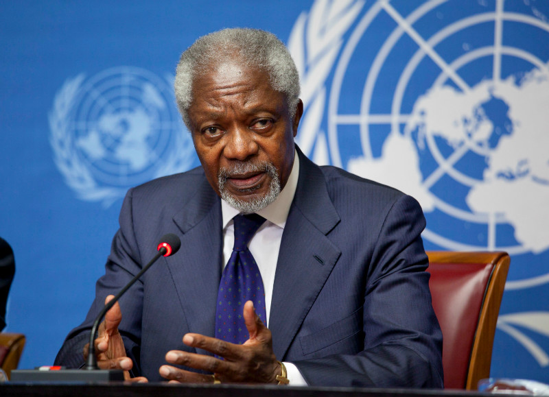 Former US President Barack Obama says 'Kofi Annan always dreamt of a better world'