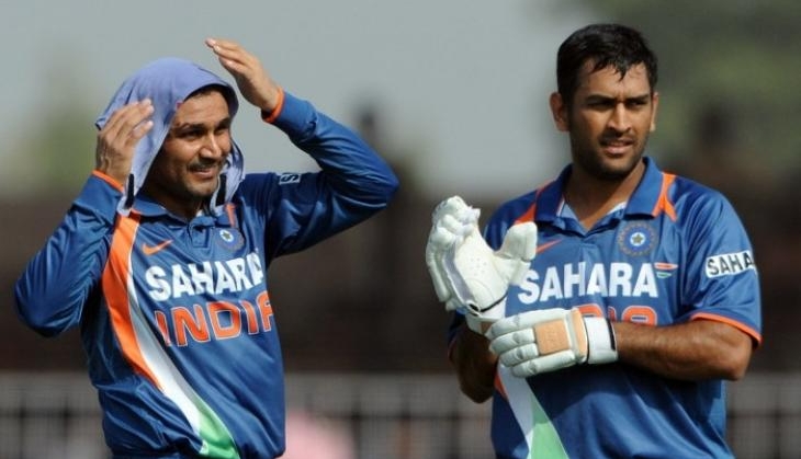 MS Dhoni Virender Sehwag