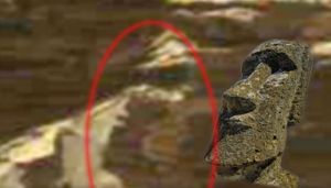 An Easter Island-like statue on Mars? 