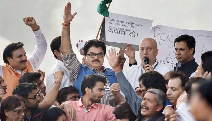 Kher's March for India: the intolerance debate is now 'us vs them' 