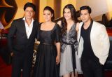 In Pics: SRK, Kajol, Varun Dhawan, Kriti Sanon at monochrome Dilwale trailer launch 