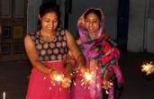 In pictures: Geeta celebrates her first Diwali in 14 years in India 