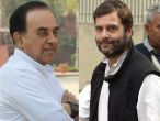 Subramanian Swamy calls Congress 'biggest liars', to move EC against Rahul Gandhi 