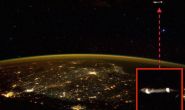 Did you spot this UFO in Astronaut Scott Kelly's photo of South India? 