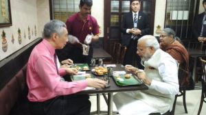 On an 'impromptu outing', PM Narendra Modi dines at Indian restaurant in Singapore 