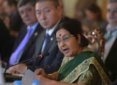 Sushma Swaraj bats for 'collective strength' of SAARC nations 
