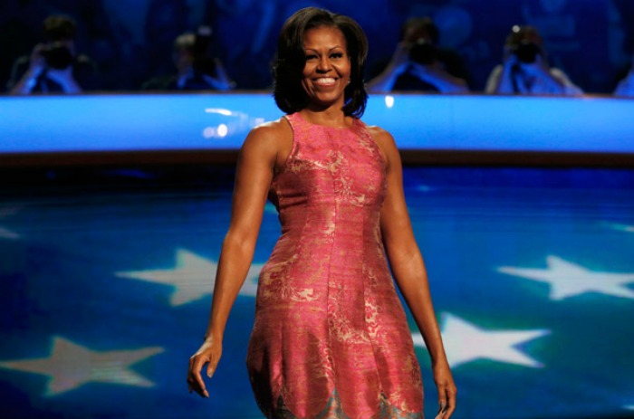 Michelle Obama extols 'Black Panther' cast