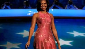 Michelle Obama extols 'Black Panther' cast