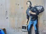 Banksy just reminded us that Steve Jobs was the son of a Syrian immigrant 