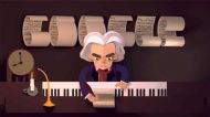 Google doodles Ludwig van Beethoven's 245th year with a musical puzzle 
