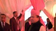 Nawaz Sharif flaunts pink turban gifted by Narendra Modi for his grand daughter's wedding 