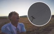 UFO or space debris? Thailand man uses selfie stick to record flashing lights in the sky 