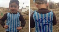 Moved by Afghan kid wearing plastic jersey, football star Messi wants to meet young fan! 