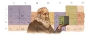 Google marks chemist Dmitri Mendeleev's 182nd birthday with a doodle 