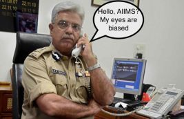 Why Delhi Police Commissioner BS Bassi needs to visit his optician 