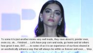 Why did this Pan Am 73 survivor say that Sonam Kapoor's Neerja is not just a well made movie? 