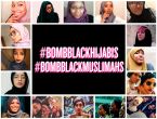 Black women are going to bombard your timelines with #BombBlackHijabis today 