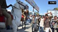 BJP MLA attacks police horse, FIR filed 