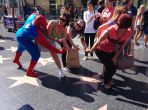 Under attack: Donald Trump's star on Hollywood Walk of Fame 