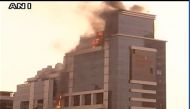Delhi: Fire breaks out at office complex in Netaji Subash Place 
