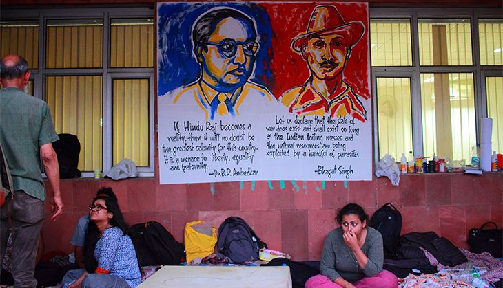 jnu hunger strike-REYAZUL HAQUE/FACEBOOK