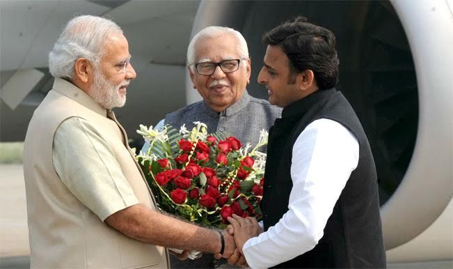 Akhilesh Yadav_Narendra Modi_PTI