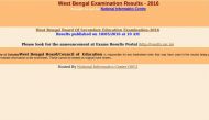 West Bengal Board Standard 10 results 2016 out! Check your status @wbresults.nic.in 