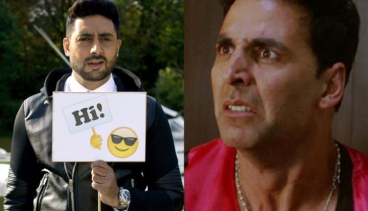 Akshay Kumar and Abhishek Bachchan in Housefull 3