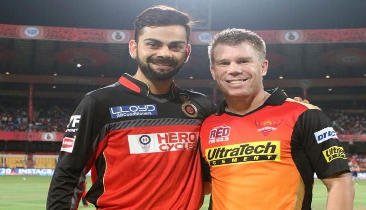 Virat Kohli and David Warner